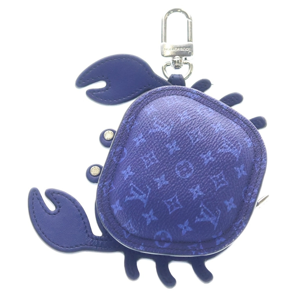 LOUIS VUITTON(ルイヴィトン) バッグチャーム・LV クラブ モノグラム キーホルダー ブルー M02217