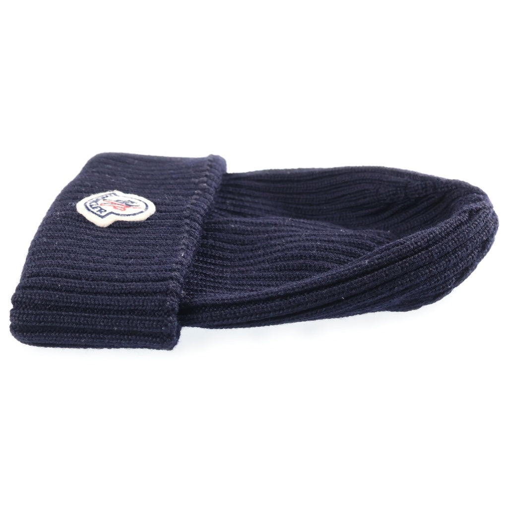 MONCLER(モンクレール) ベレット ロゴワッペンニットビーニー 帽子 ブラック E20910029900 レディース