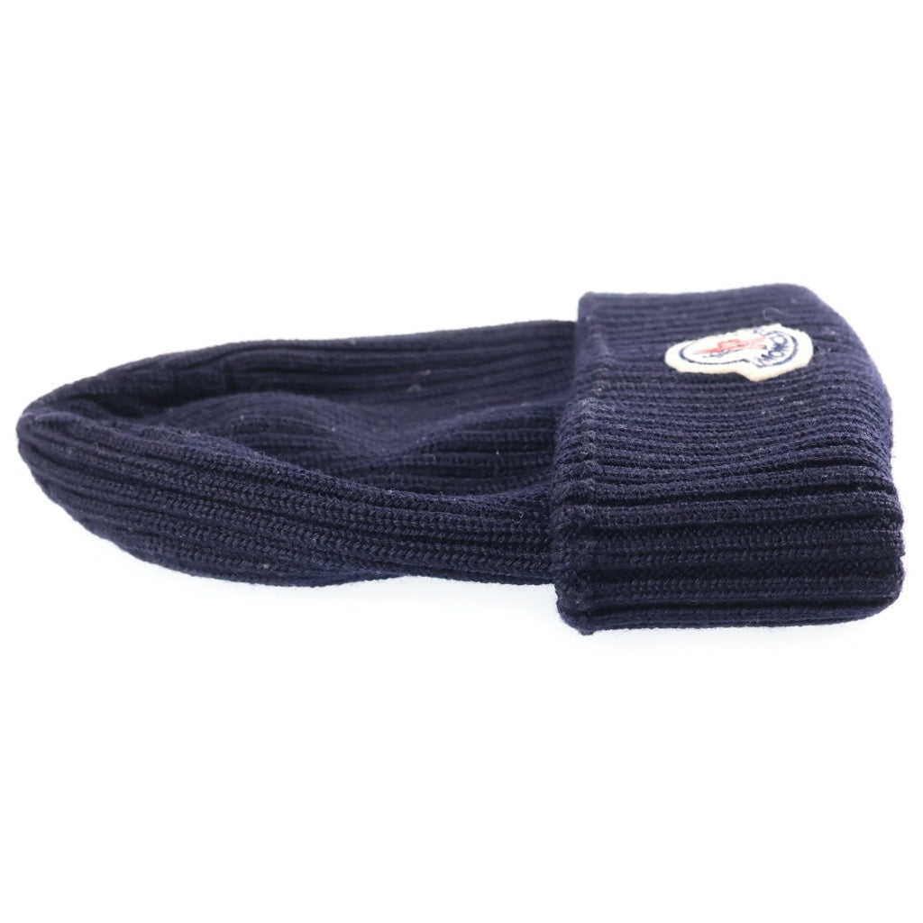 MONCLER(モンクレール) ベレット ロゴワッペンニットビーニー 帽子 ブラック E20910029900 レディース