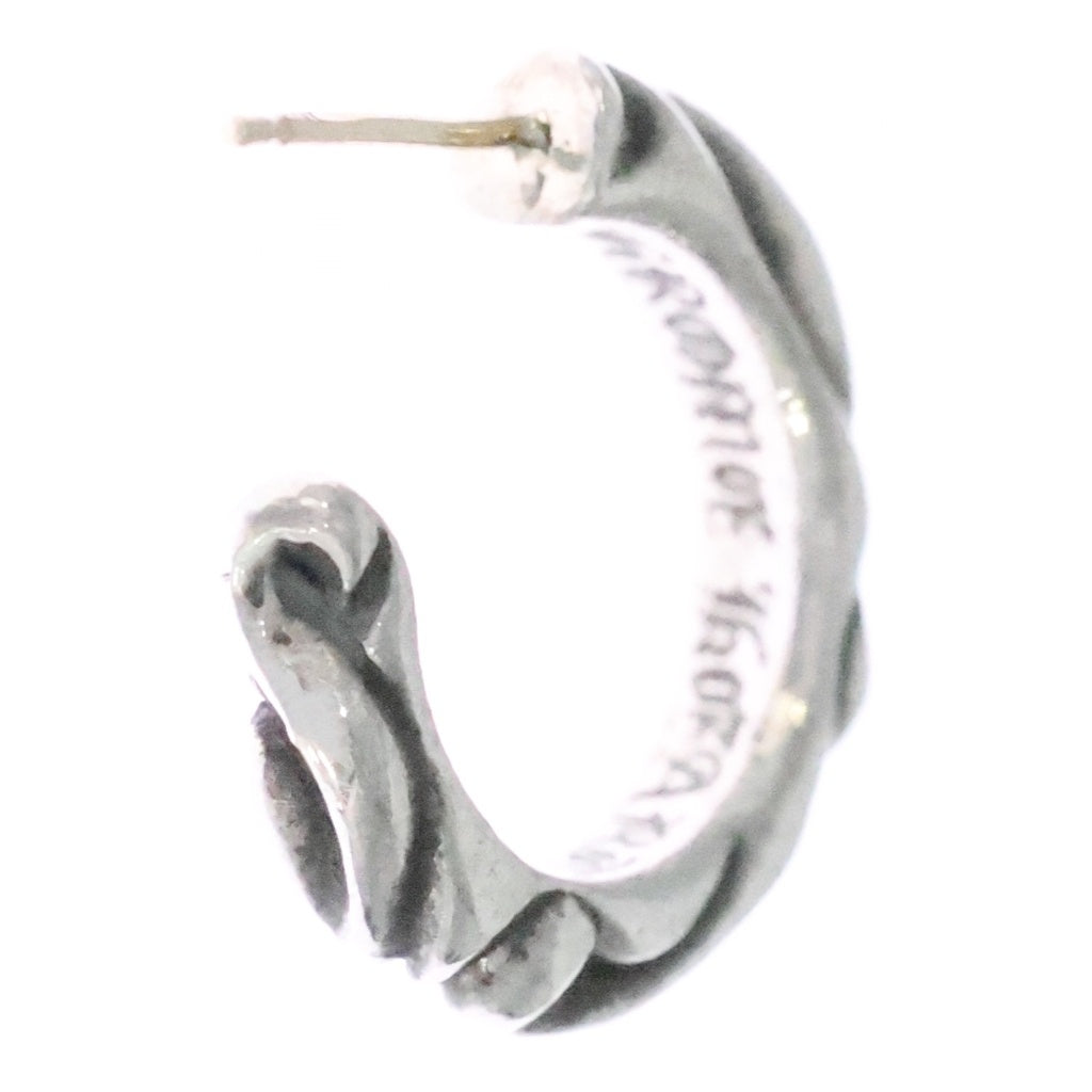 CHROME HEARTS(クロムハーツ) HOOP SCROOL スクロール フープピアス シルバー BCA102 ‐