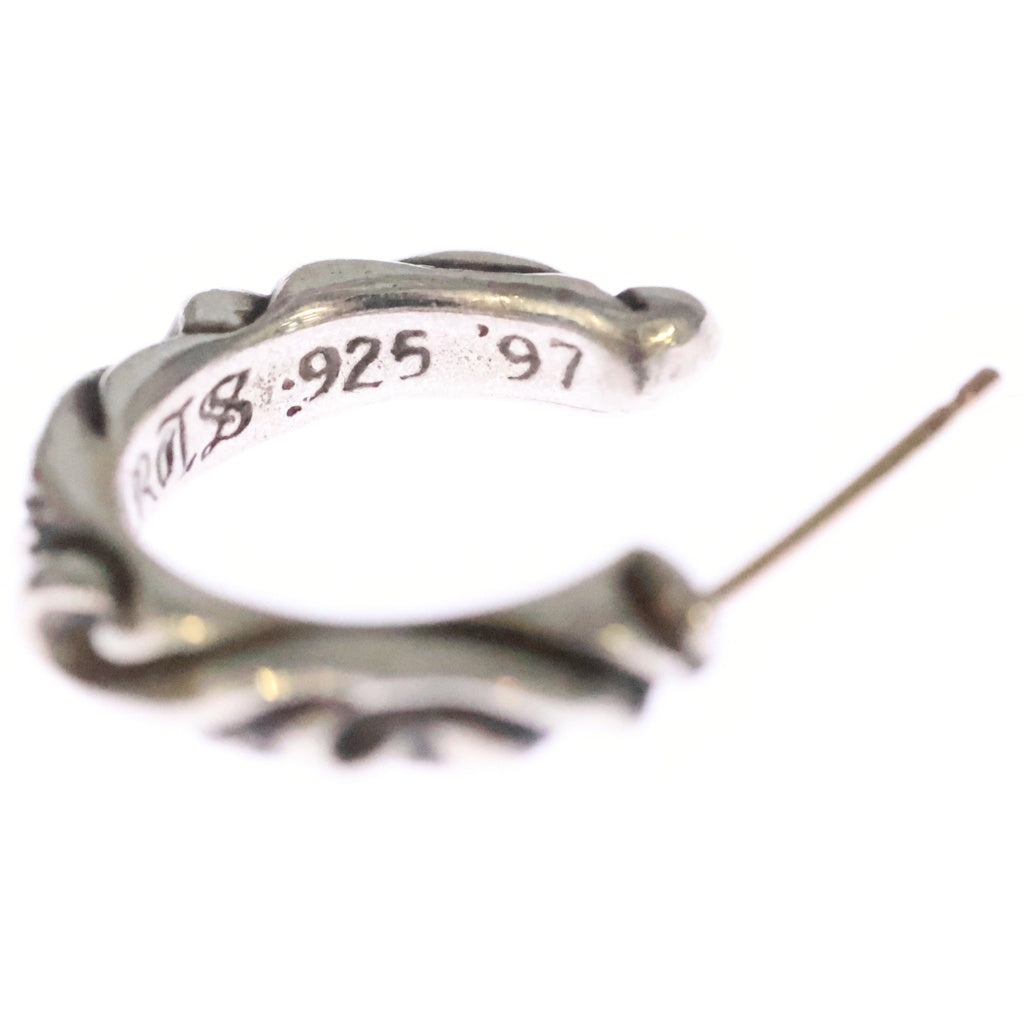 CHROME HEARTS(クロムハーツ) HOOP SCROOL スクロール フープピアス シルバー BCA102 ‐