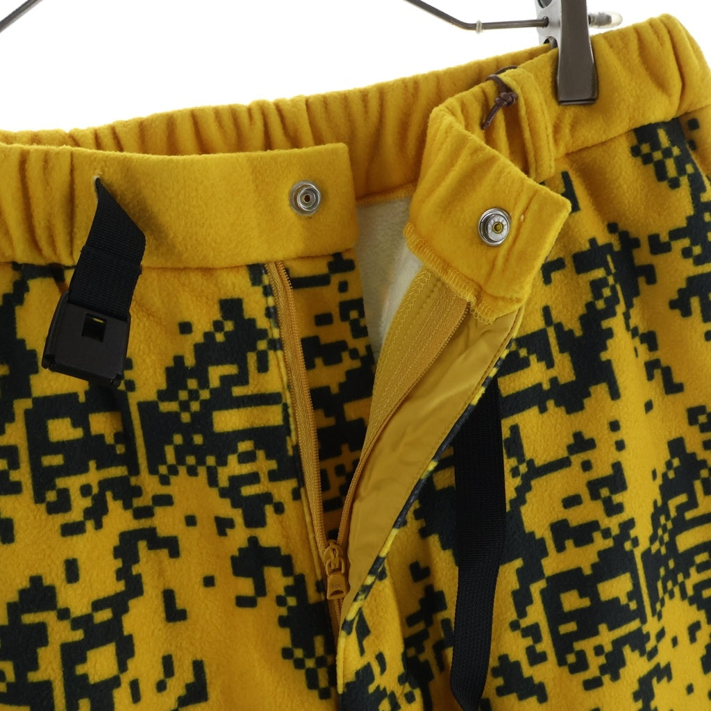 A BATHING APE(アベイシングエイプ) BAPE BY KAZUKI KURAISHI DIGITAL CAMO MOD DETACHABLE PANTS デジタルカモ フリースパンツ 2WAYパンツ イエロー 1L83152903