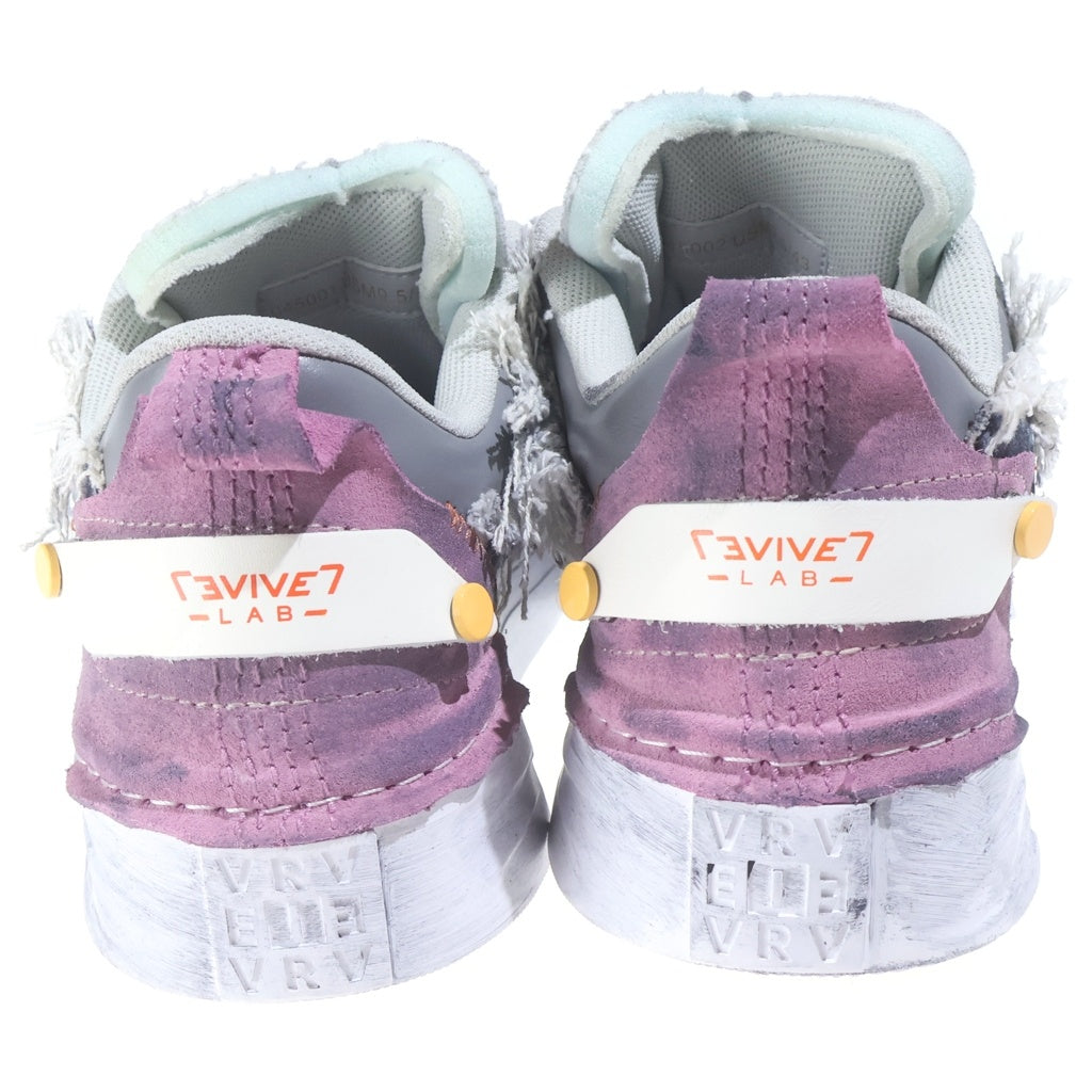 NO BRAND(ノーブランド) HEOS ×REVIVER LAB Sneaker Chrome ドッキング ローカットスニーカー ダッドスニーカー マルチカラー グレー 04502