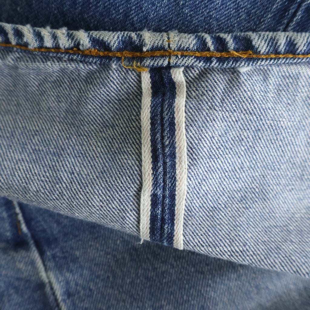 Levi's(リーバイス) 70S VINTAGE 501 66後期 ボタン裏6 スモールE 不均等V 赤耳 並行 チェーンステッチ ボタンフライデニムパンツ ジーンズ インディゴ -