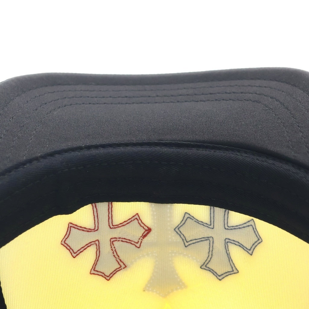 CHROME HEARTS(クロムハーツ) TRUCKER CAP トリコロール セメタリー クロスパッチ トラッカーキャップ 帽子 ブラック/ホワイト/マルチ -