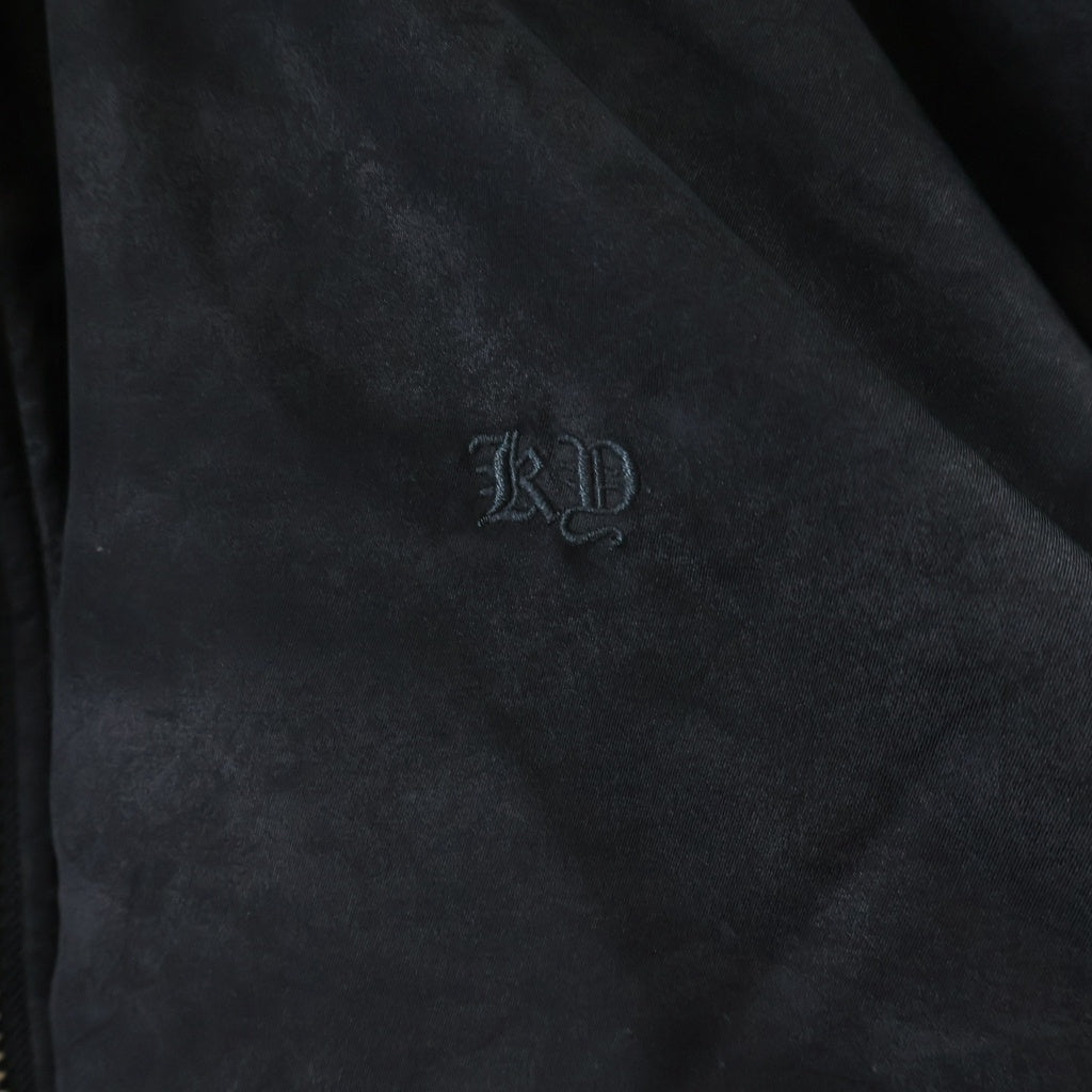 KEISUKEYOSHIDA(ケイスケヨシダ) 24AW Casual Collection Flight Jacket MA-1 フライトジャケット ジップアップブルゾン ボンバージャケット ブラック KY14BL01