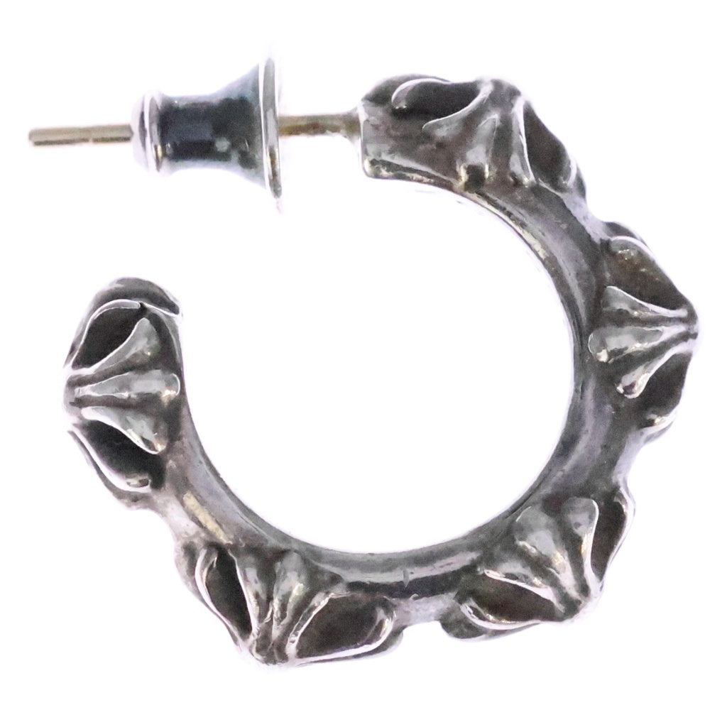 CHROME HEARTS(クロムハーツ) HOOP CROSS クロスバンド フープピアス シルバー BCA100 -