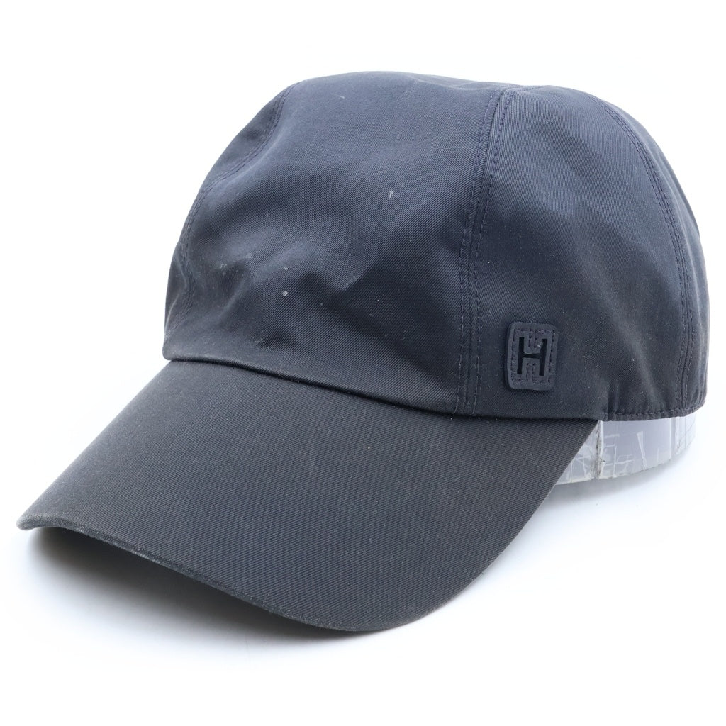 HERMES(エルメス) MILES H CUT Hカット スウィフトカーフスキン ベースボールキャップ ネイビー