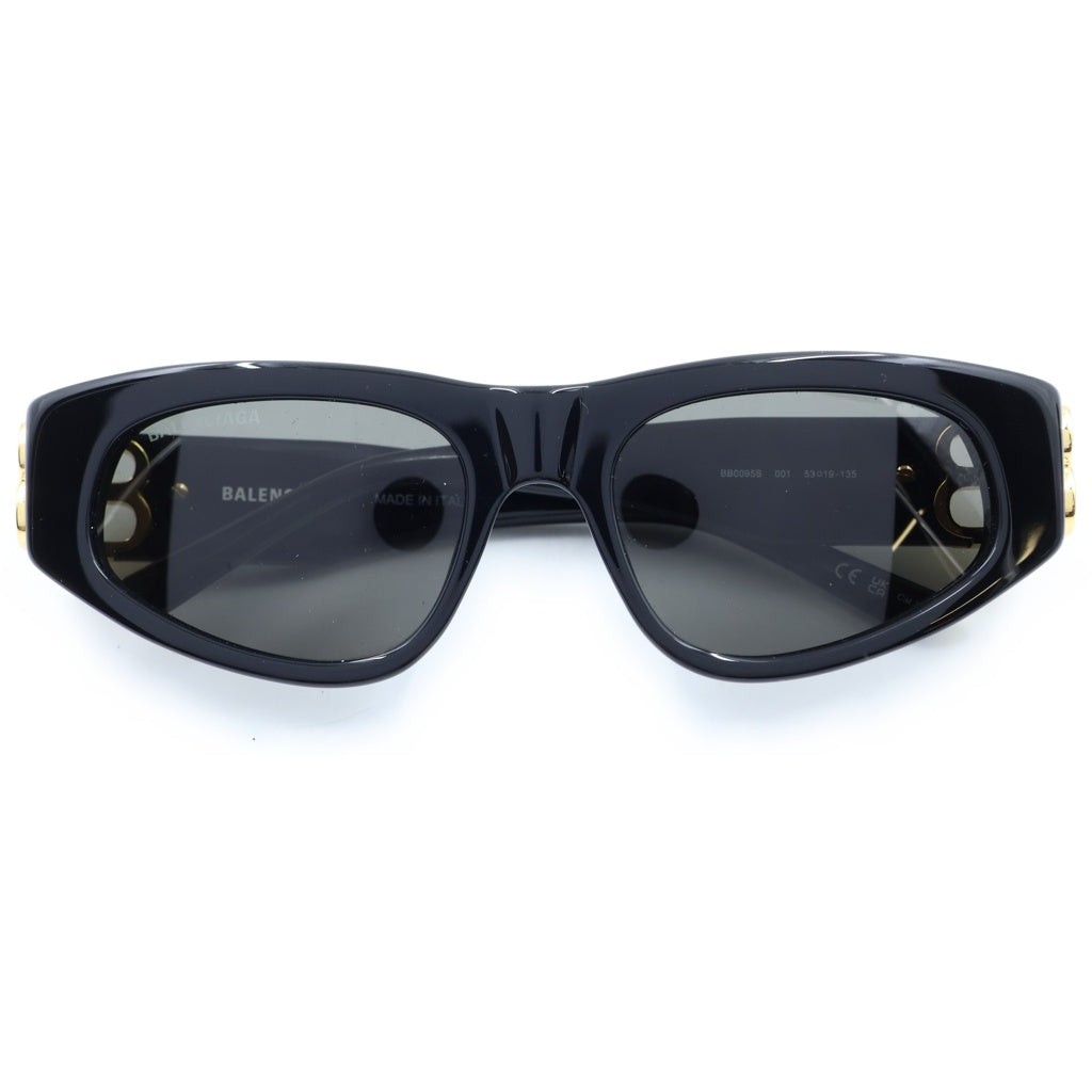 BALENCIAGA(バレンシアガ) キャットアイ サングラス サイドBBロゴ アイウェア 眼鏡 ブラック BB0095S レディース