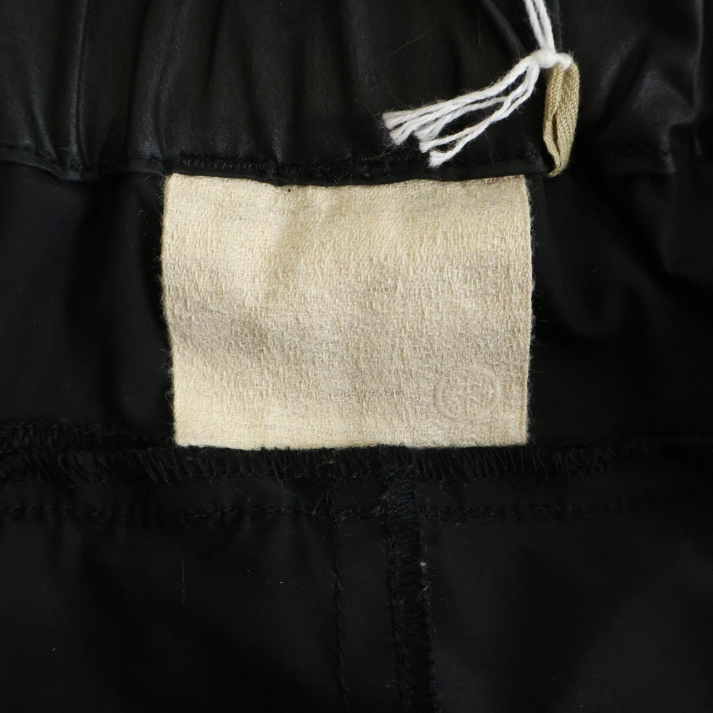 JIAN YE(ジェン イェ) 26SS GUAI MORPH PANTS サイドスナップボタン グアイモル ナイロン フォンパンツ ブラック JI-26SS-PT03