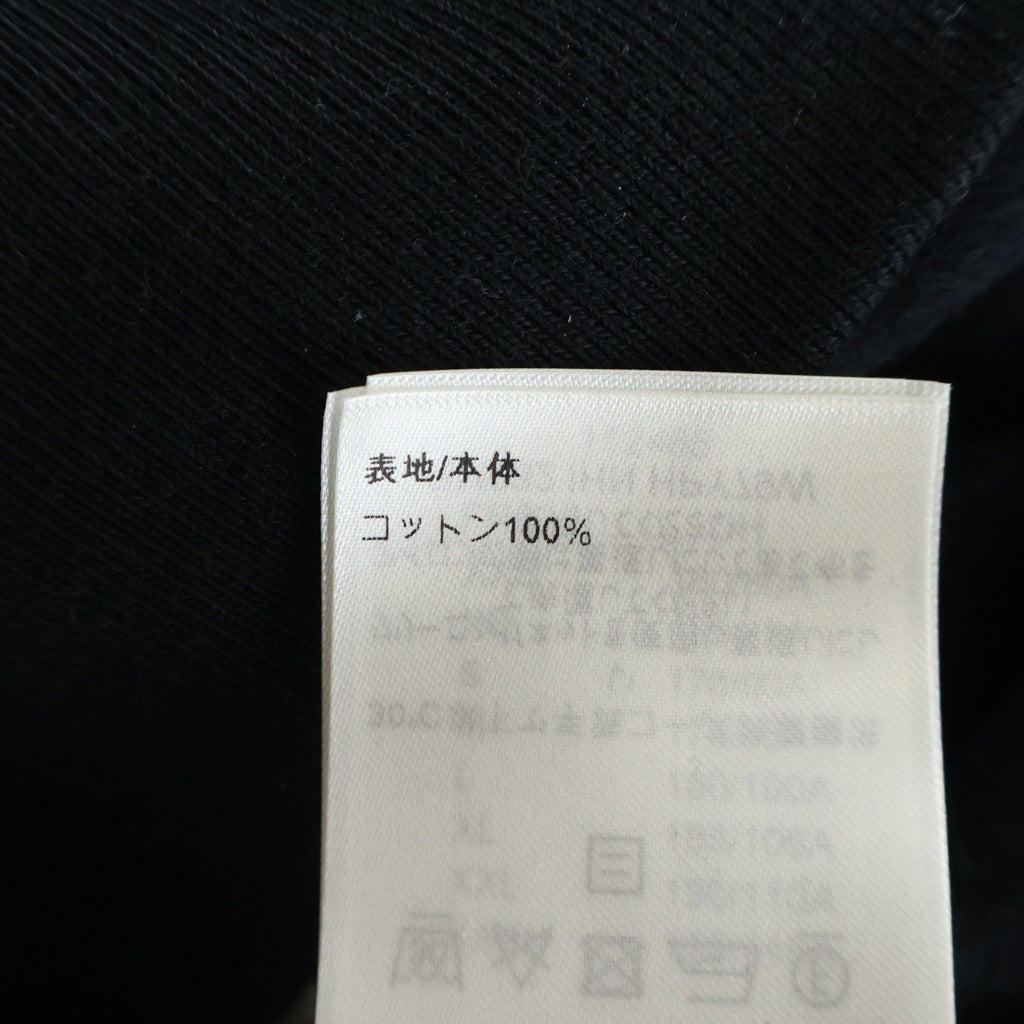 LOUIS VUITTON(ルイヴィトン) 23AW ロゴエンブロイダリー コットン クルーネック長袖スウェットトレーナー ブラック RM232 IHN HPY79W