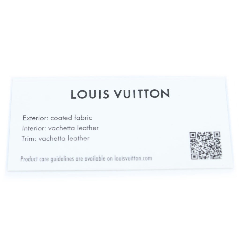 LOUIS VUITTON(ルイヴィトン) モノグラムヘリテージ ポルト・カルト・スリム ストライプ レザーカードケース 名刺入れ ネイビー/グリーン M25796 レディース