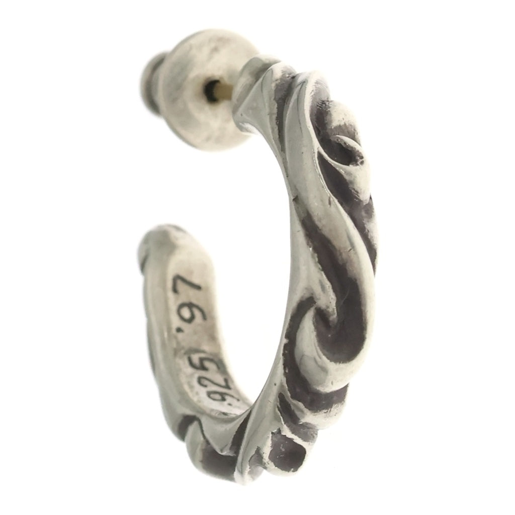 CHROME HEARTS(クロムハーツ) HOOP SCROOL スクロール フープピアス シルバー BCA102