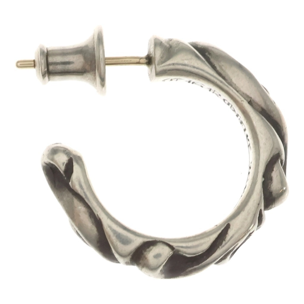 CHROME HEARTS(クロムハーツ) HOOP SCROOL スクロール フープピアス シルバー BCA102