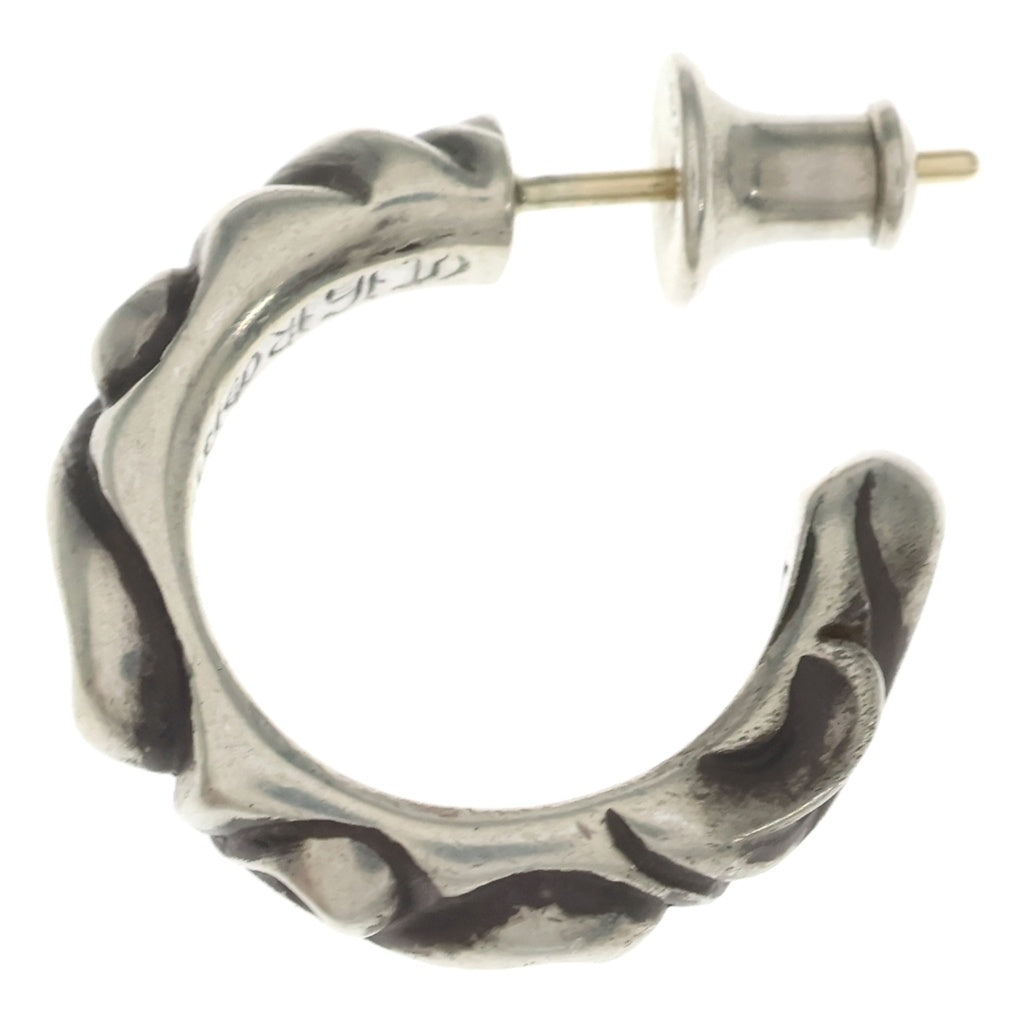 CHROME HEARTS(クロムハーツ) HOOP SCROOL スクロール フープピアス シルバー BCA102
