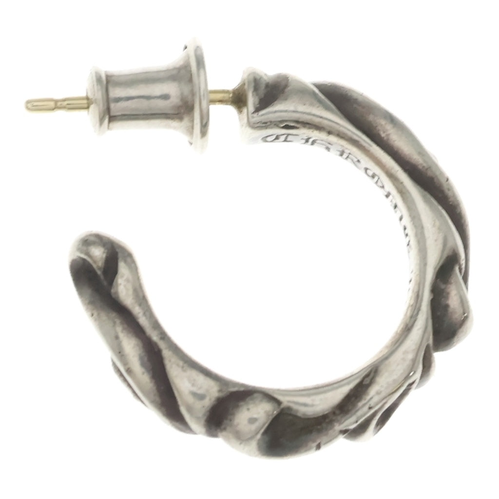CHROME HEARTS(クロムハーツ) HOOP SCROOL スクロール フープピアス シルバー BCA102