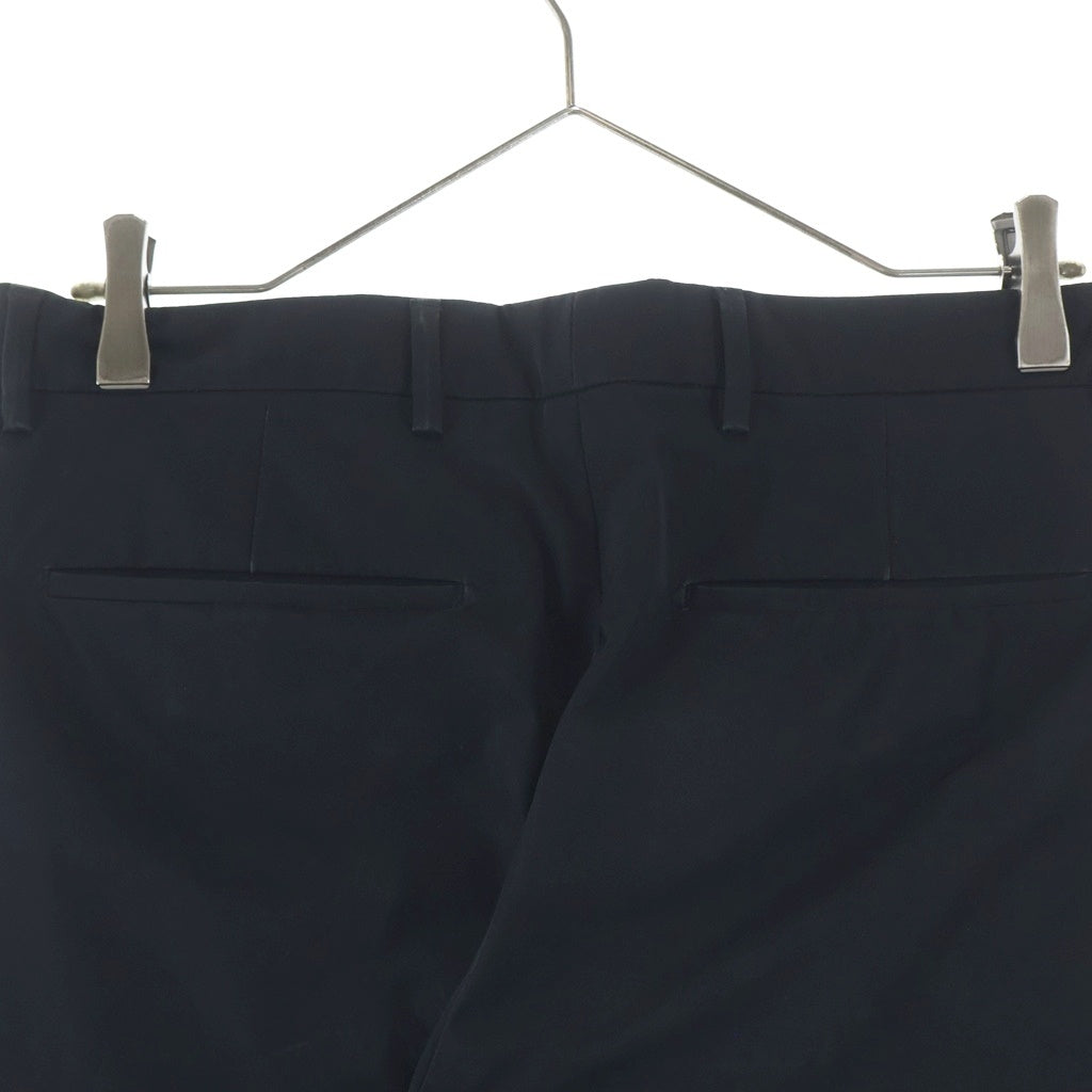PRADA(プラダ) 18SS 裾ラバーロゴ スラックス ブラック SPG46