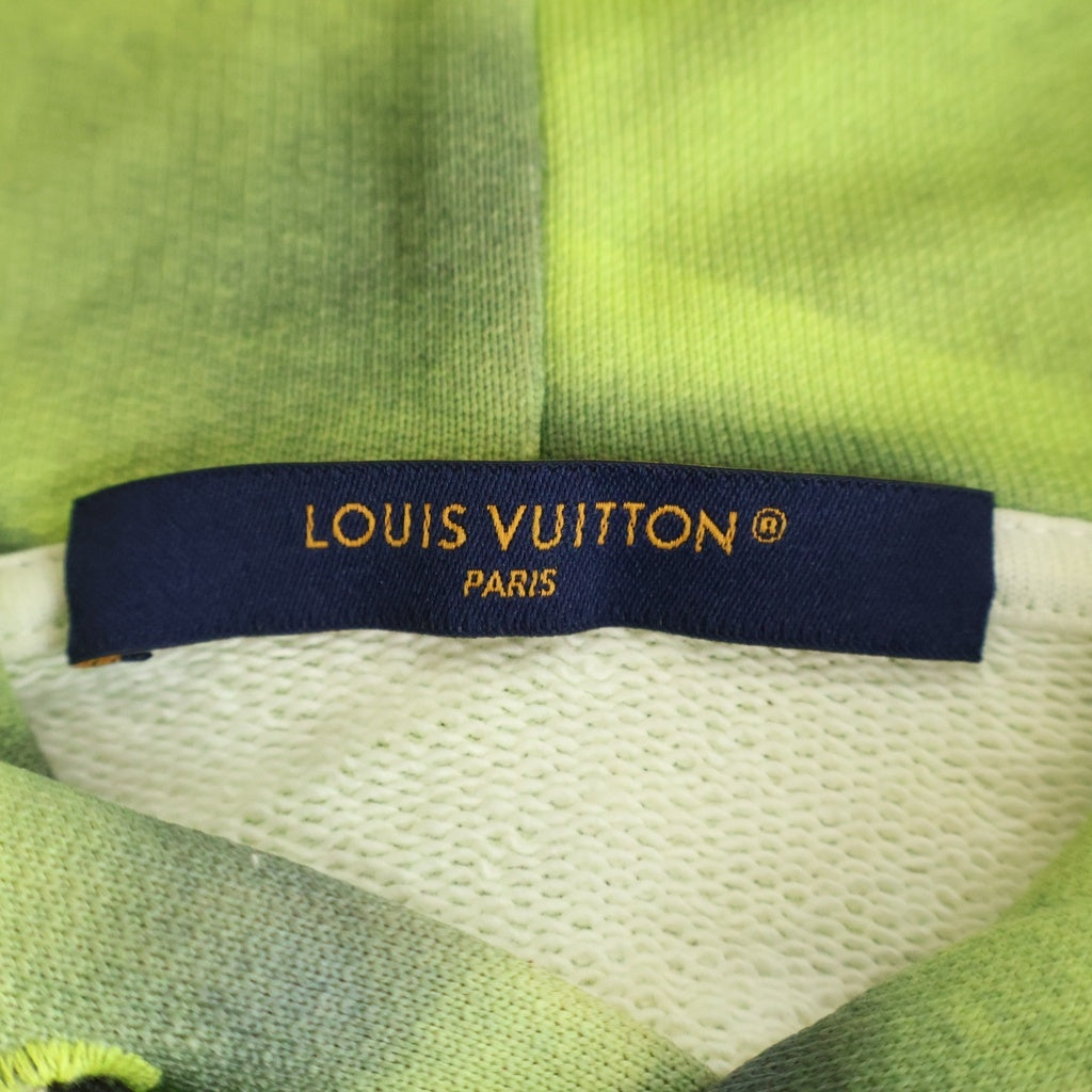 LOUIS VUITTON(ルイヴィトン) 23AW Monogram Signature Sweat Pullover Hoodie RM232M ZE5 HPY20W モノグラム シグネチャー プルオーバー長袖スウェットパーカー フーディー グリーン