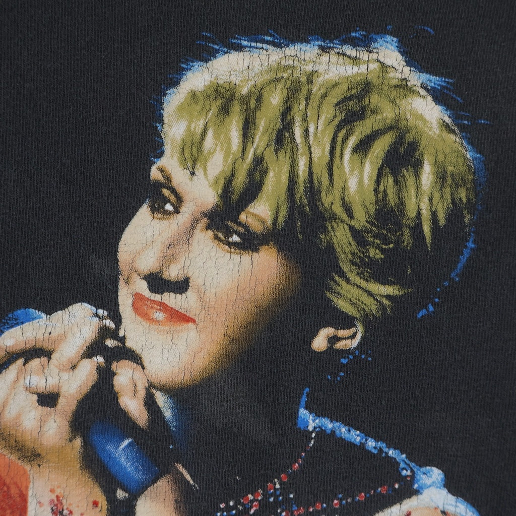 VINTAGE(ヴィンテージ) 00SS CELINE DION LAS VEGAS TOUR TEE セリーヌ ディオン ラスベガス ツアー プリント クルーネック半袖Tシャツカットソー ブラック -