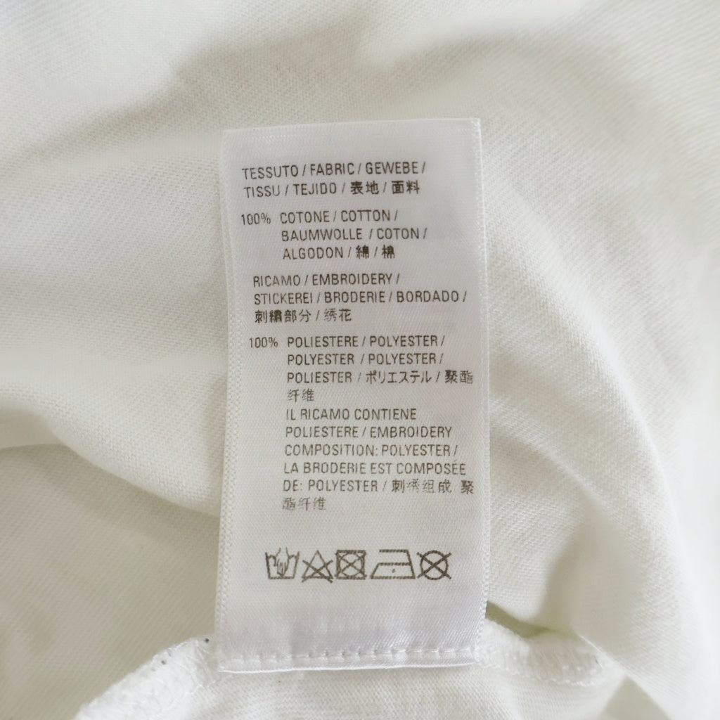 BALENCIAGA(バレンシアガ) 20SS SMILEY T-SHIRT スマイリー フロントプリントクルーネック半袖Tシャツカットソー ホワイト 641675 TKVA1