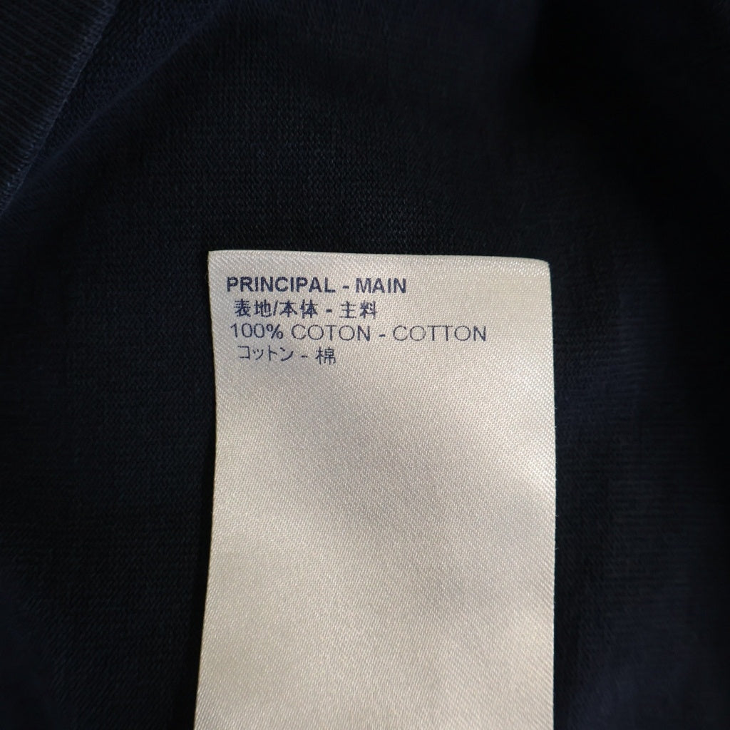 LOUIS VUITTON(ルイヴィトン) 21SS インサイドアウト バックネックタグ クルーネック長袖Tシャツカットソー ロンT ネイビーRM211Q JYN HIY46W RM211Q