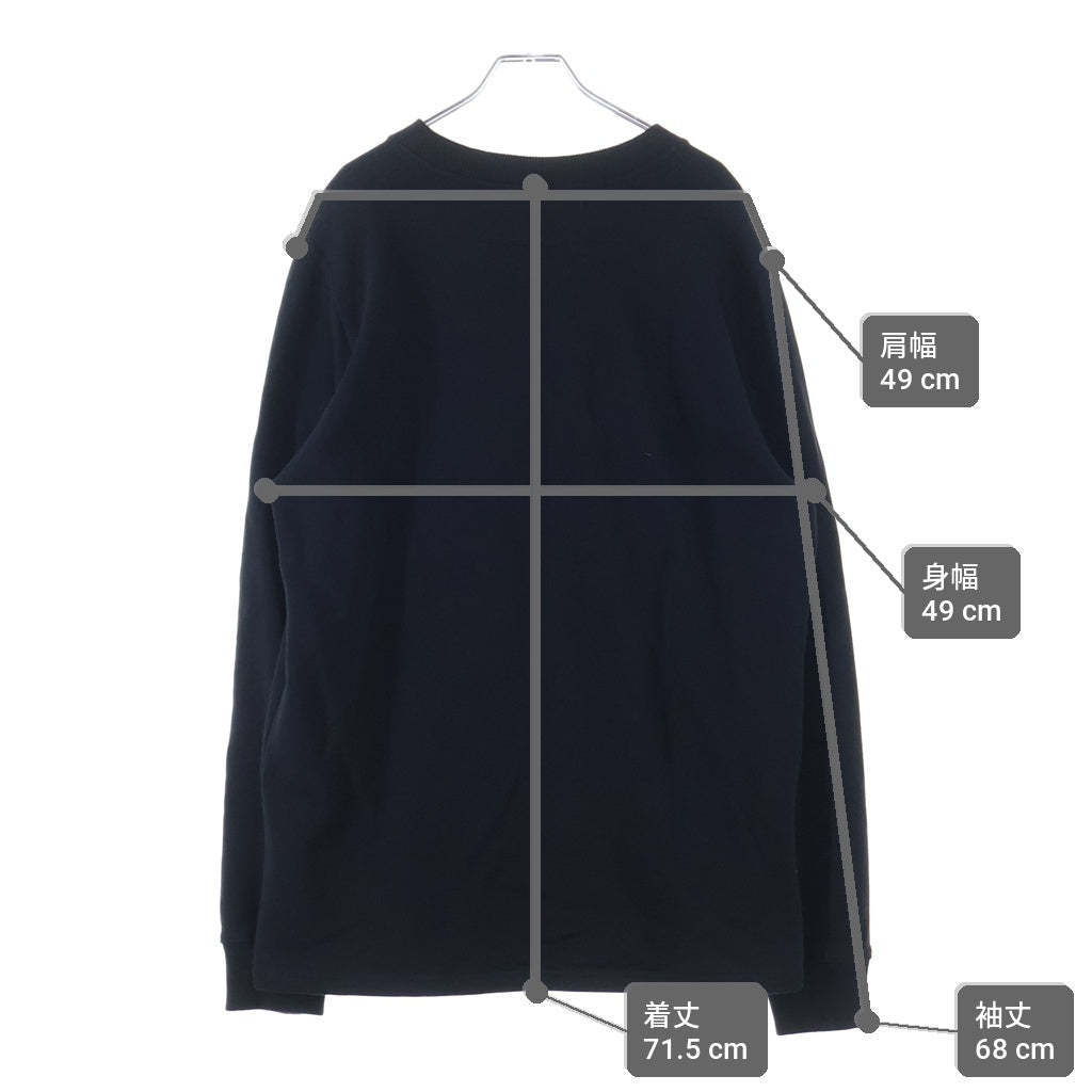 GIVENCHY(ジバンシィ) 17AW NEW CITY GIRL GRAPHIC SWEATSHIRT 17W 7154 653 ニュー シティー ガール グラフィックプリント クルーネック長袖スウェットトレーナー