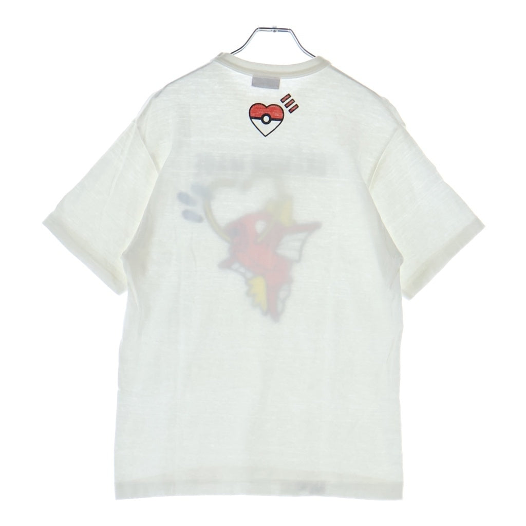 HUMAN MADE(ヒューマンメイド) ×Pokemon ポケモン コイキング クルーネック半袖Tシャツカットソー ホワイト H10706