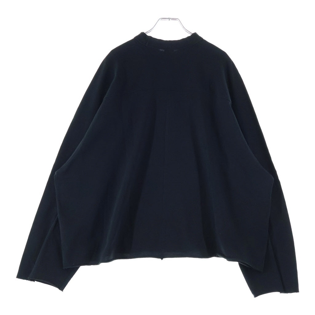 entire studios(エンタイア スタジオ) HEAVY LS TEE ヘビー コットンクルーネック長袖Tシャツカットソー ロンT ブラック ES2486SOM