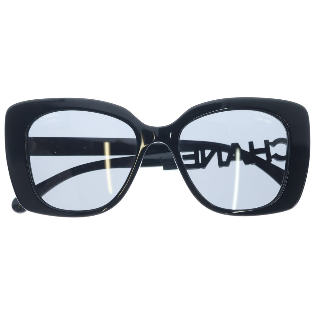 CHANEL(シャネル) サイドロゴ ラインストーン アイウェア サングラス 眼鏡 53□17 140 ブラック 5422-B レディース