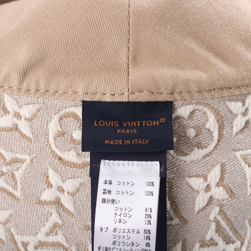 LOUIS VUITTON(ルイヴィトン) 26SS バケットハット モノグラム エンブレム 帽子 ベージュ M5650M レディース