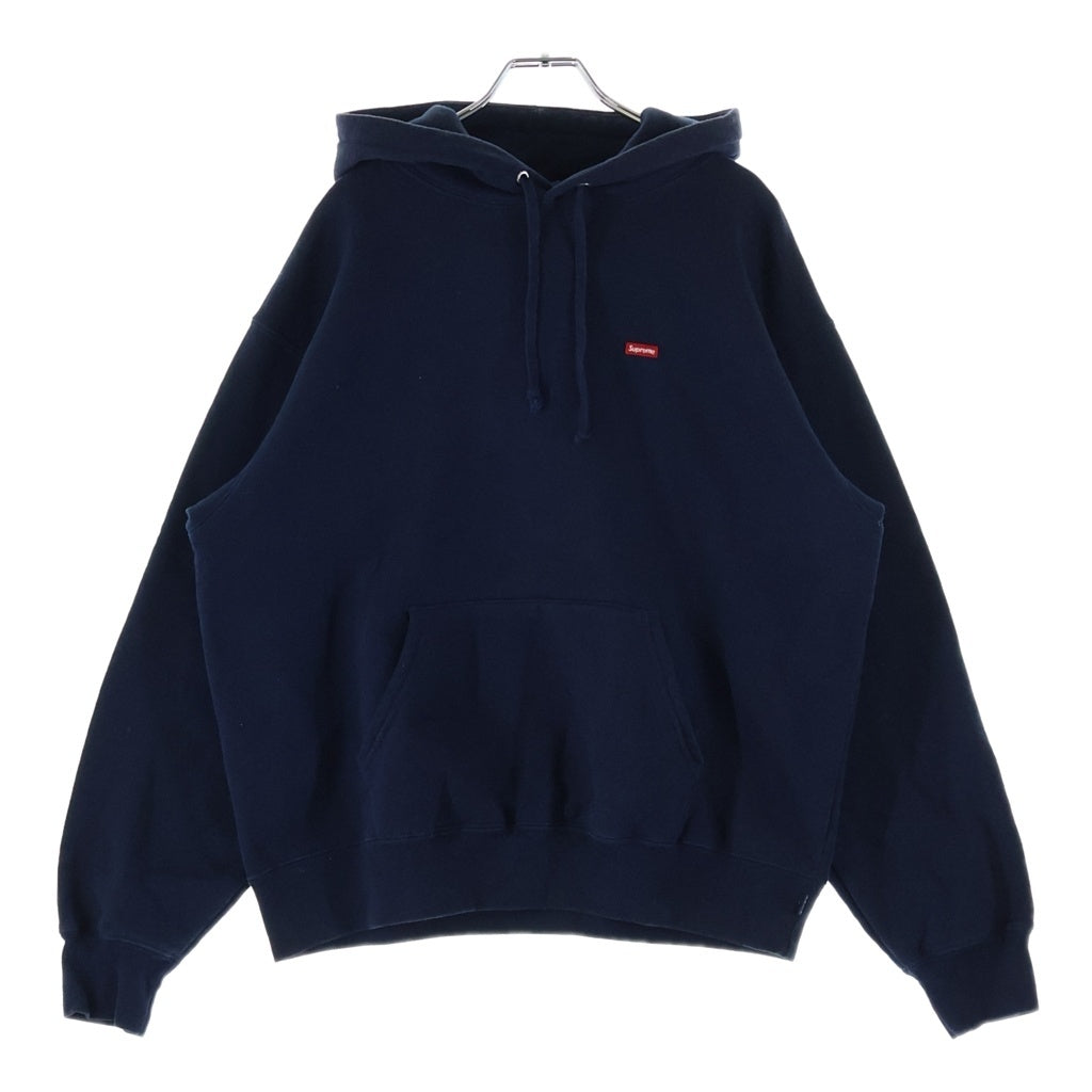 SUPREME(シュプリーム) Small Box Hooded Sweatshirt スモールボックスロゴ プルオーバー長袖フーディ ネイビー ‐