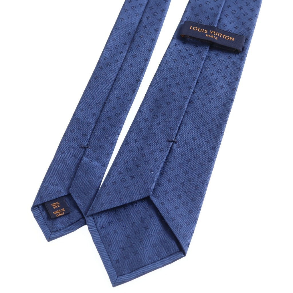 LOUIS VUITTON(ルイヴィトン) ネクタイ・ネオ モノグラミッシム 8CM ブルー M75988
