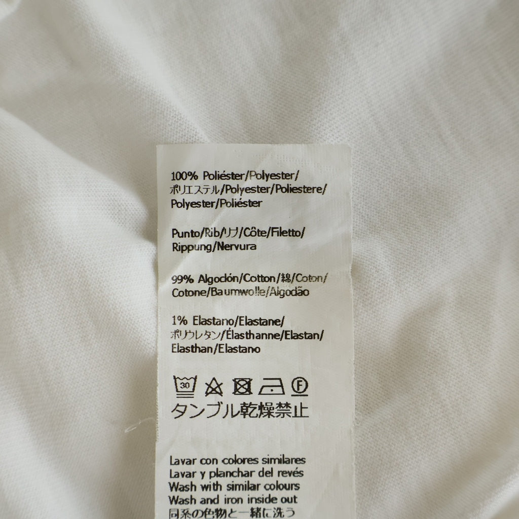 LOEWE(ロエベ) Relaxed Fit リラックスフィット 胸ポケットアナグラム刺繍 クルーネック半袖Tシャツカットソー ホワイト H526Y22XBC