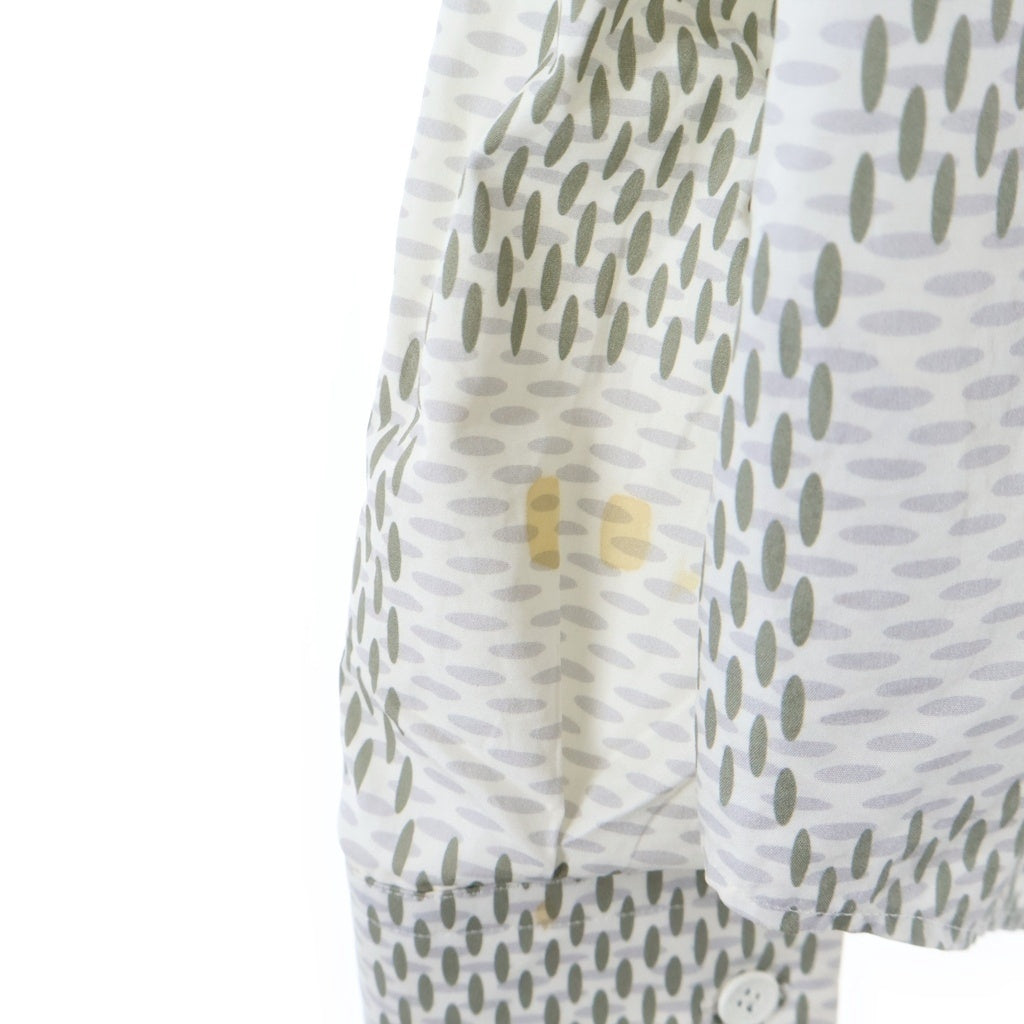 LOUIS VUITTON(ルイヴィトン) 24SS ダミエパターン ロングスリーブ 長袖シャツ ホワイト RM241-HQT-HQS81W