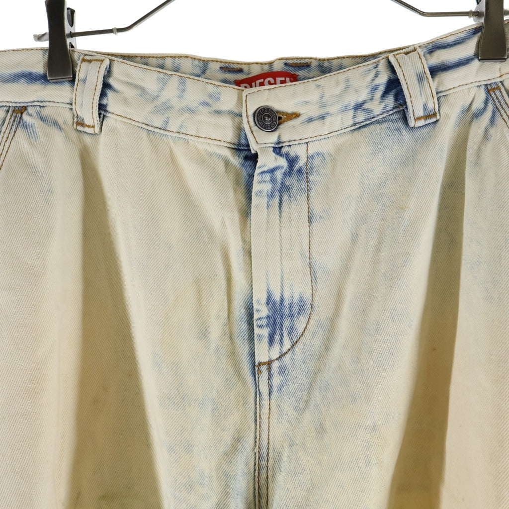 DIESEL(ディーゼル) D-ARNE-S ヴィンテージ加工 カーゴパンツ ホワイト A15000