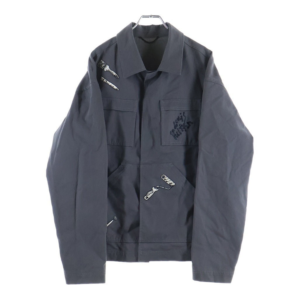 LOUIS VUITTON(ルイヴィトン) 23SS LVマルチツールエンブロイダリーチョアジャケット グレー RM231 V56 HOB94W 1AB51