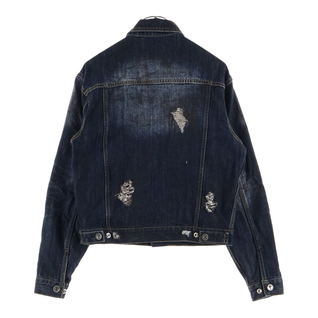 THUG CLUB(サグクラブ) BURN DOWN DENIM JACKET デニムジャケット インディゴ TC25JK0801
