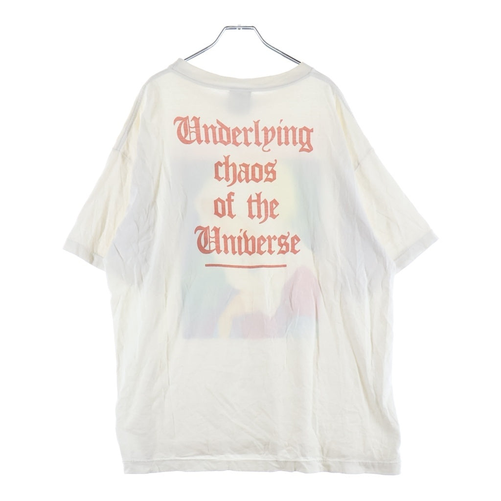 SAINT MICHAEL(セントマイケル) 22AW SPIRITUL MARIA クルーネック半袖Tシャツカットソー ホワイト SM-A22-0000-008