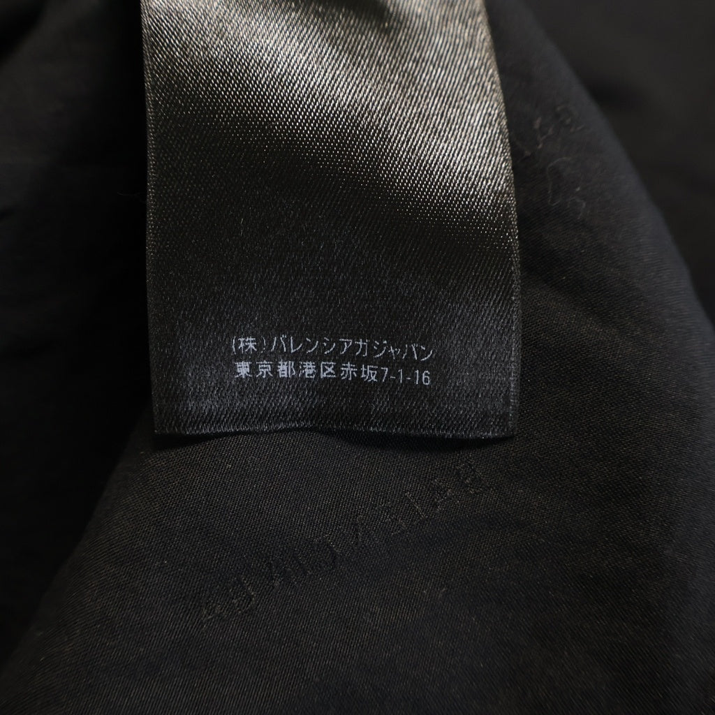 BALENCIAGA(バレンシアガ) 19SS TRACKSUIT POPLIN SHIRT JACKET ナイロントラックジャケット ブラック/ホワイト 571434