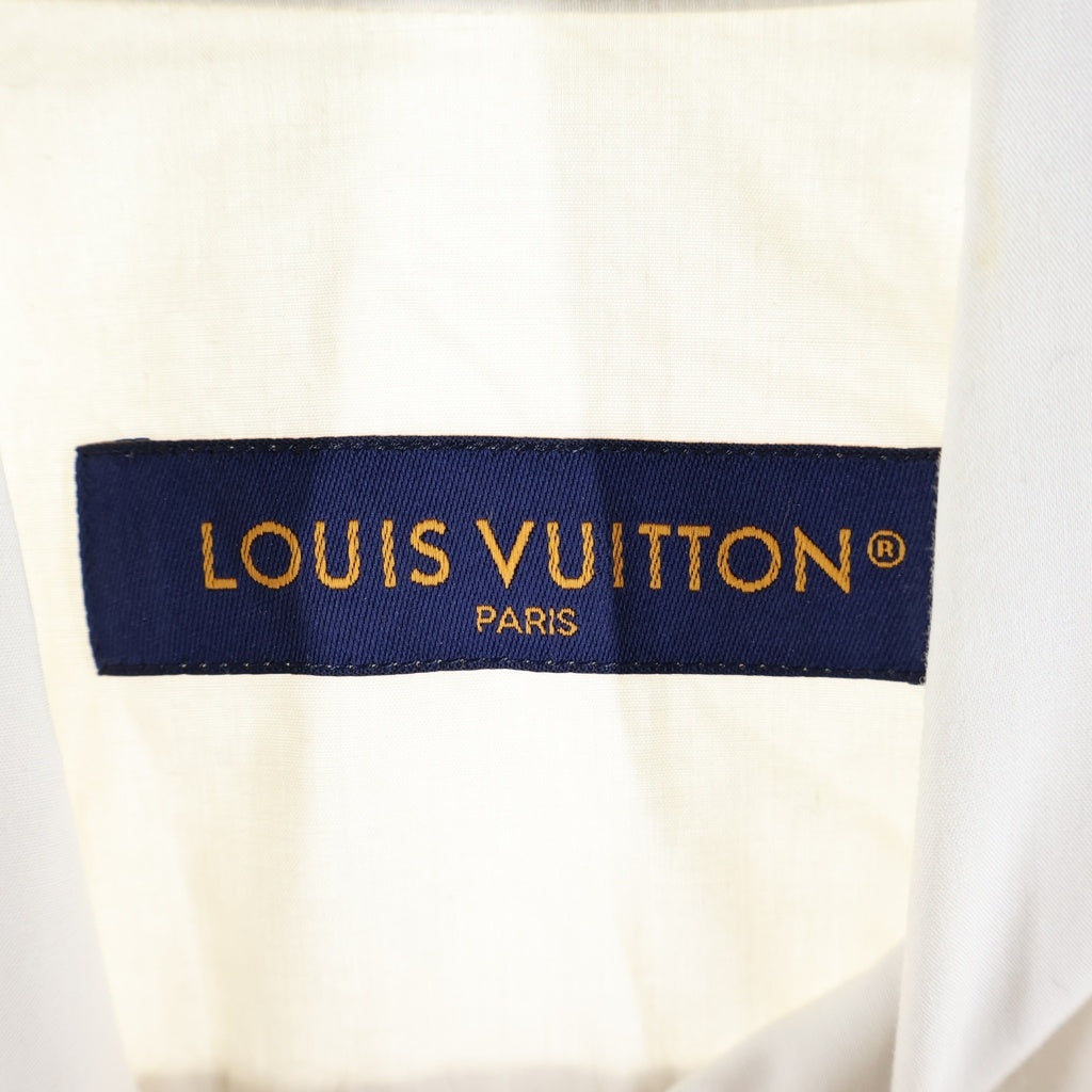 LOUIS VUITTON(ルイヴィトン) 23AW LV Bird S/S Shirt LVロゴ バードプリント 半袖シャツ ホワイト RM232 AVE HPS72W