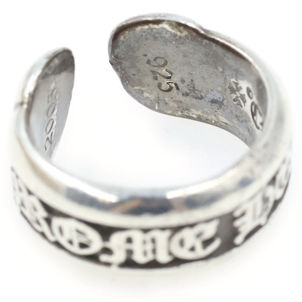 CHROME HEARTS(クロムハーツ) SM SCROLL LABEL スモールスクロールラベル リング シルバー BCA413 レディース