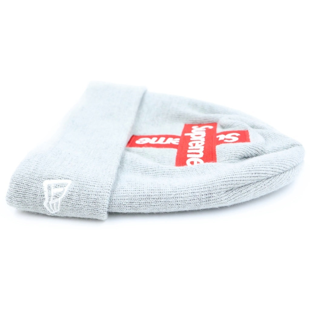 SUPREME(シュプリーム) ×NEW ERA 20AW Cross Box Logo Beanie ビーニー グレー