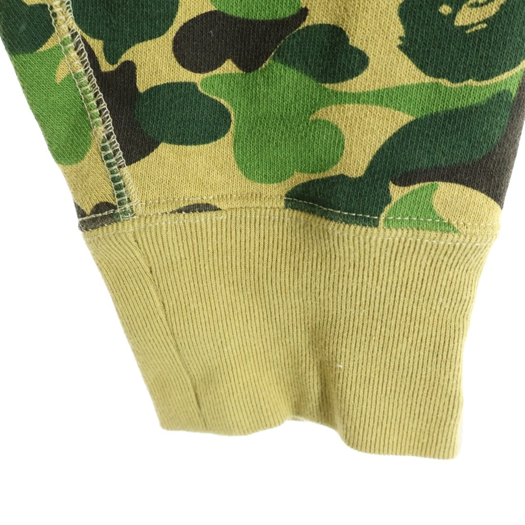 A BATHING APE(アベイシングエイプ) カモフラージュ柄 ジップアップフーディ パーカー カーキ 001ZPM201003M