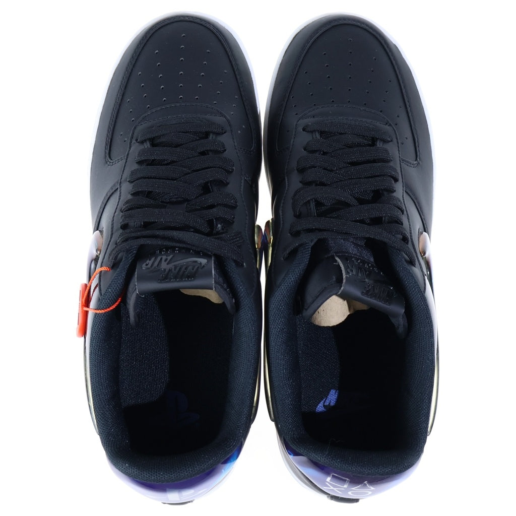 NIKE(ナイキ) ×PlayStation Air Force 1 Low '18 QS プレイステーション エアフォース1 ローカットスニーカー US10/28cm ブラック BQ3634 001