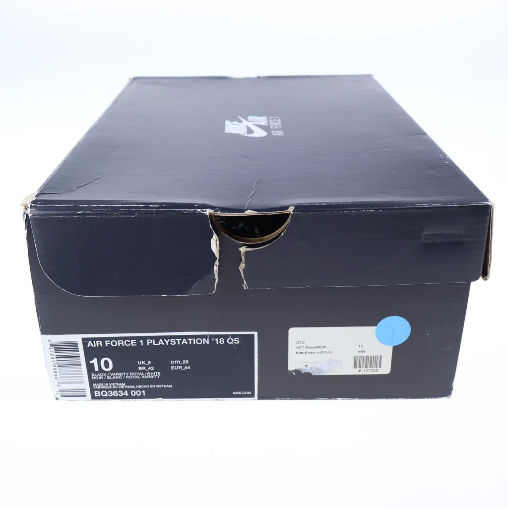 NIKE(ナイキ) ×PlayStation Air Force 1 Low '18 QS プレイステーション エアフォース1 ローカットスニーカー US10/28cm ブラック BQ3634 001