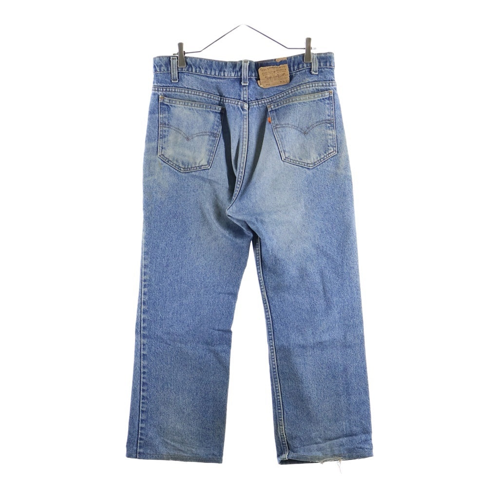 Levi's(リーバイス) 80s VINTAGE 517 USA製 ヴィンテージ オレンジタブ ボタン裏520 ジップフライ フレアデニムパンツ ジーンズ インディゴ 20517-0217