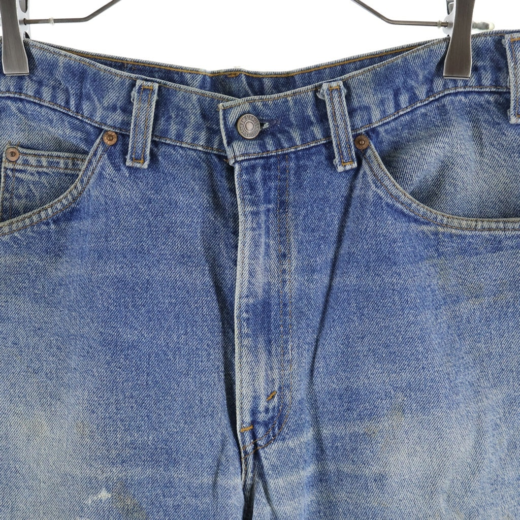 Levi's(リーバイス) 80s VINTAGE 517 USA製 ヴィンテージ オレンジタブ ボタン裏520 ジップフライ フレアデニムパンツ ジーンズ インディゴ 20517-0217