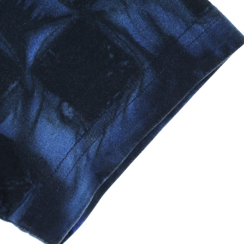 LOUIS VUITTON(ルイヴィトン) 21AW RM212M DT3 HLY15 ソルト プリント クルーネック半袖Tシャツカットソー ブルー