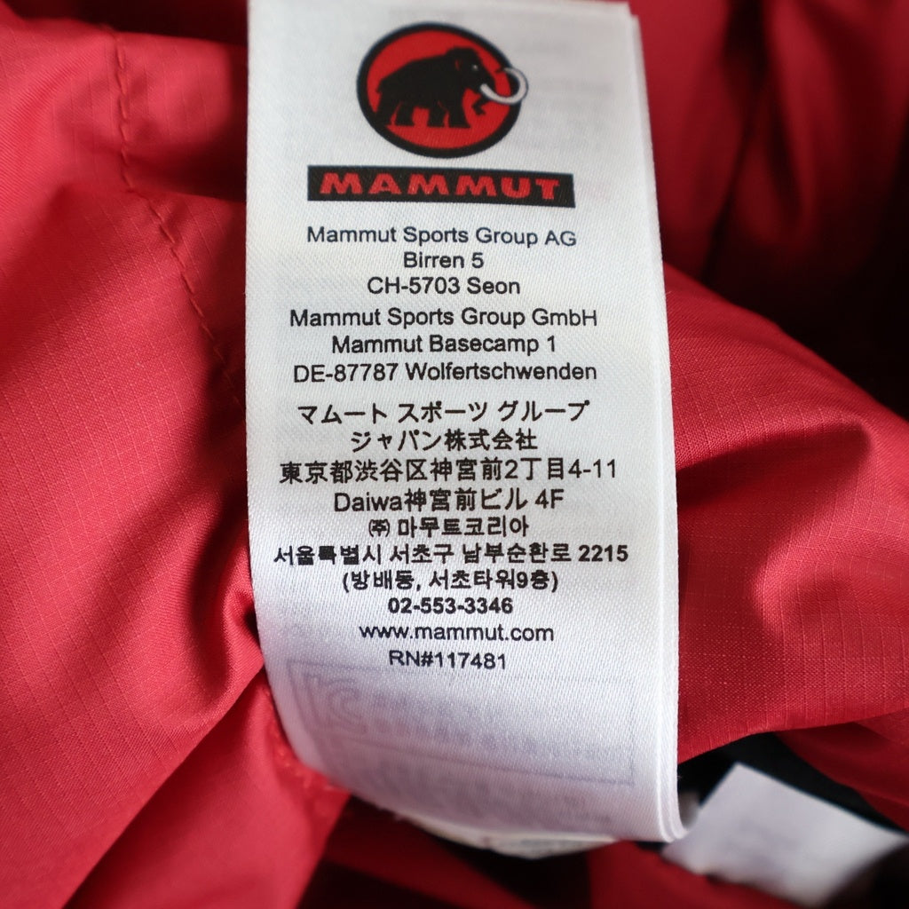 MAMMUT(マムート) Whitehorn IN Jacket ホワイトホーン リバーシブルパファーダウンジャケット レッド/ブラック 1013-1080