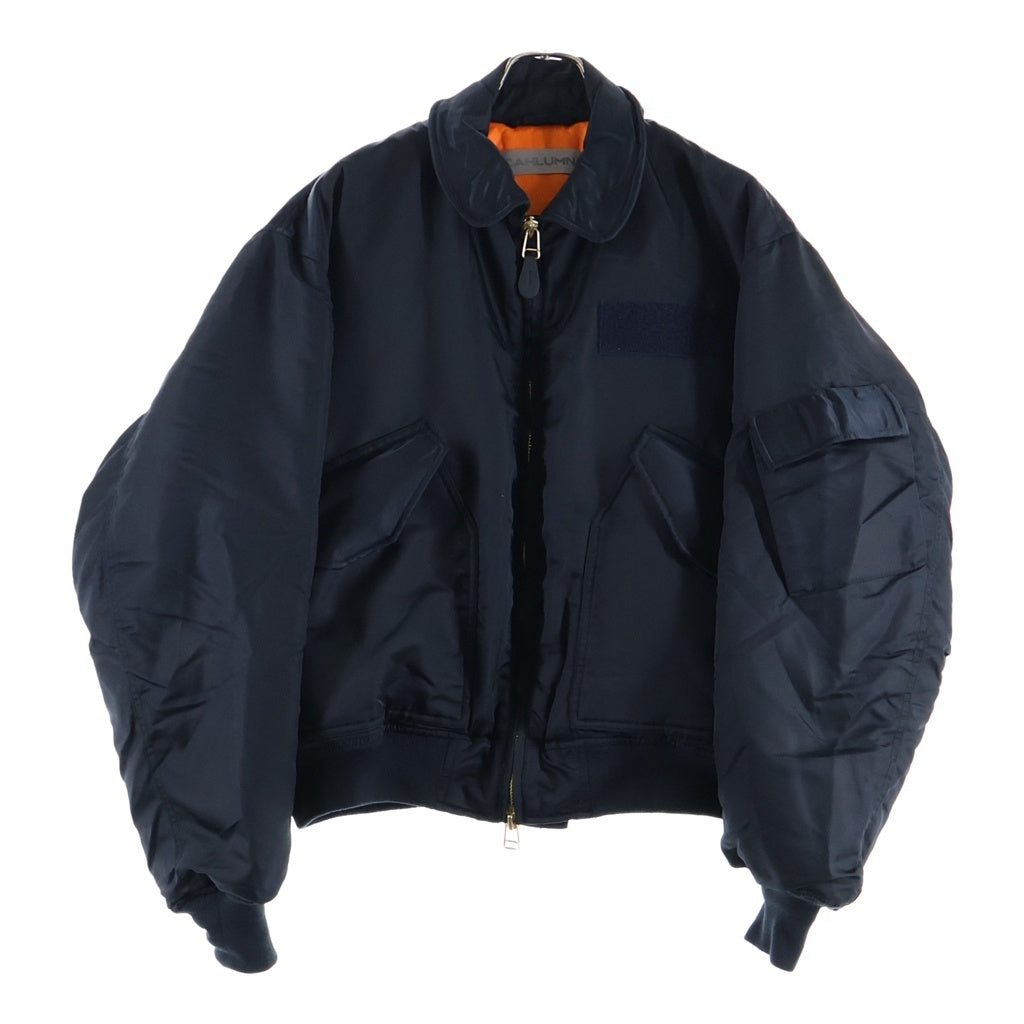 CAHLUMN(カウラム) Magazine Pocket Flight Jacket マガジンポケット フライトジャケット MA-1 ボンバー ブルゾンジャケット ネイビー 234-1584